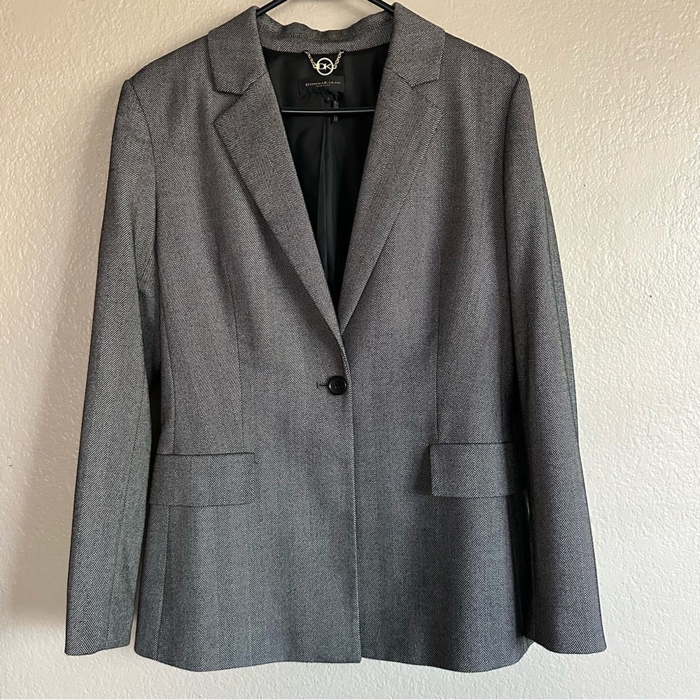 Donna Karan Women's Grey Blazer